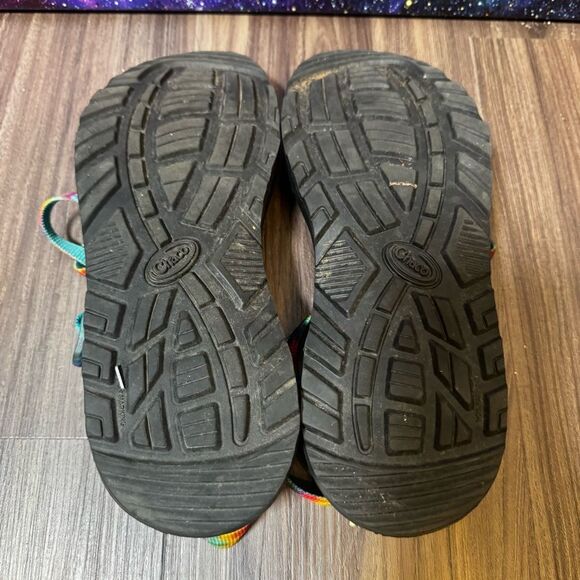 Chaco Z Volv X2 Sport Hiking Sandals Colorful Tie Dye Strappy Sz 8 US Z/Volv X2 - Picture 8 of 9